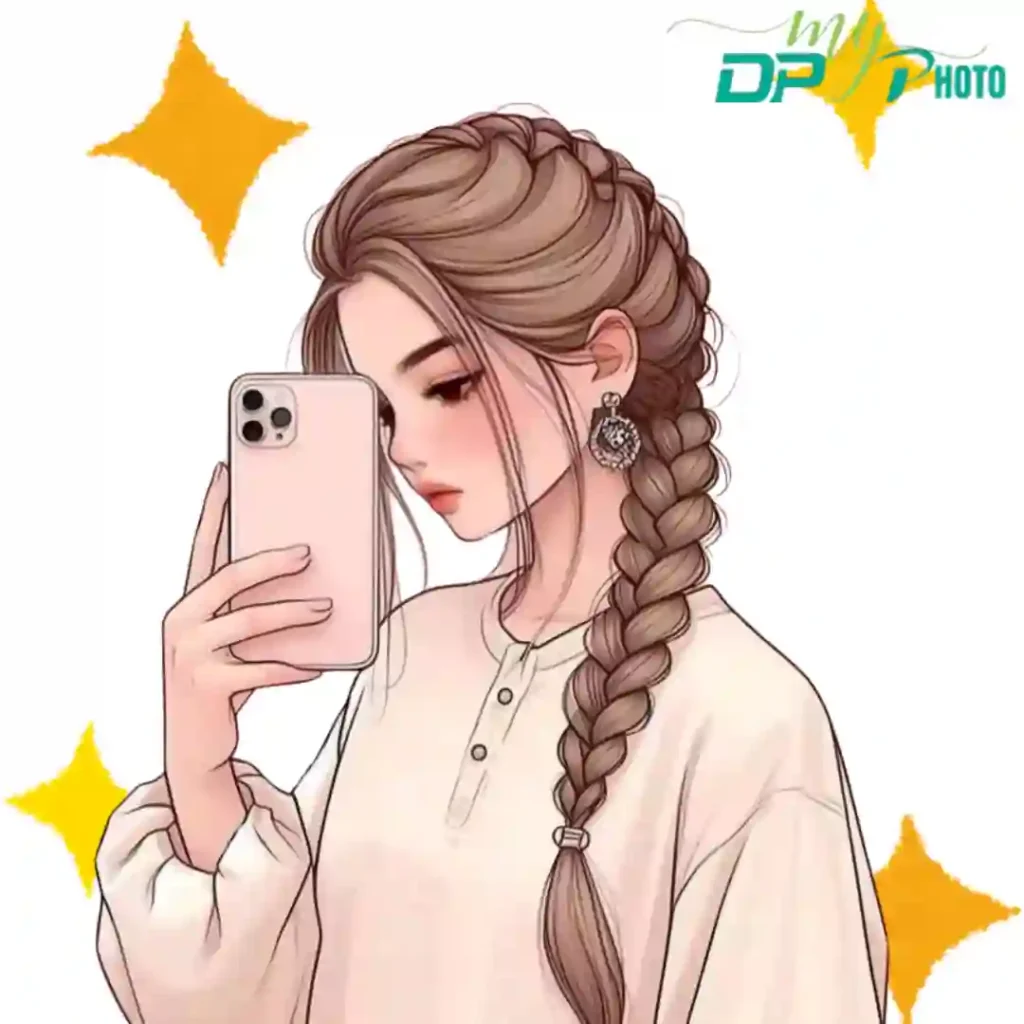 instagram cartoon dp for girls