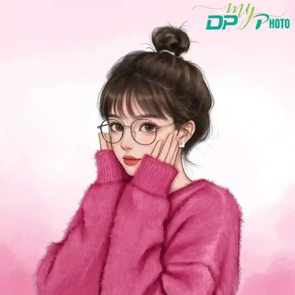 instagram cartoon dp for girls