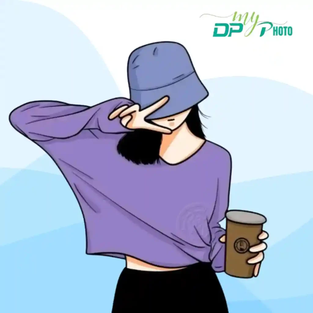 instagram cartoon dp for girls