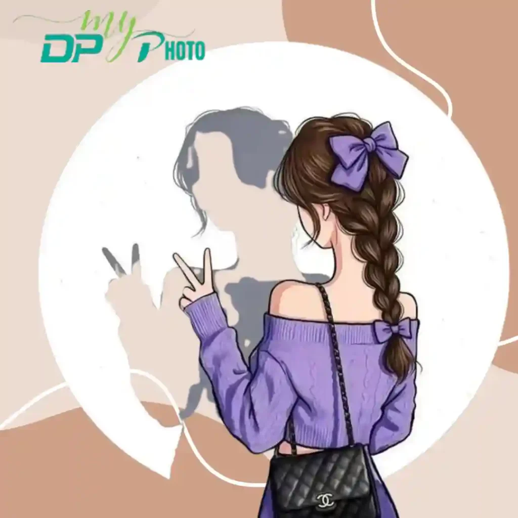 instagram cartoon dp for girls