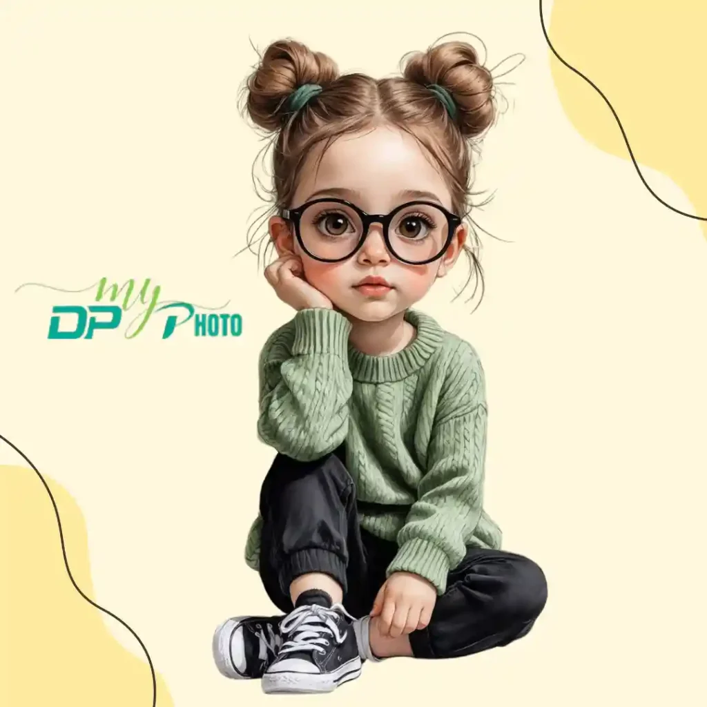 instagram cartoon dp for girls