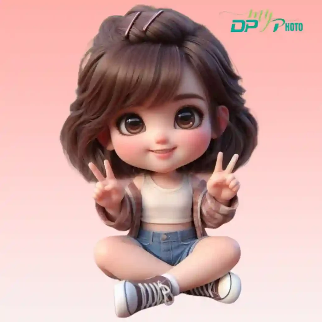 instagram cartoon dp for girls