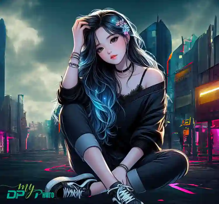 anime girl dp