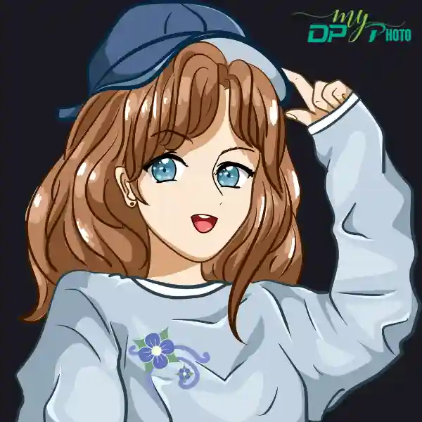 anime girl dp