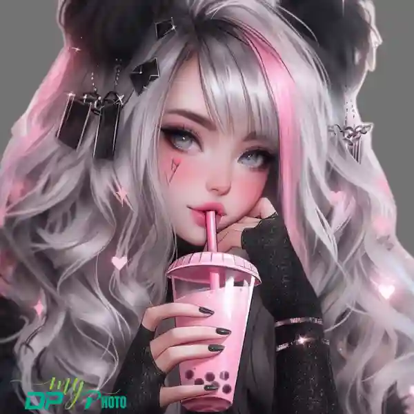 anime girl dp