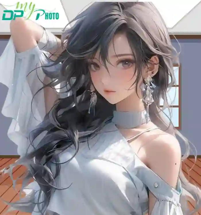 anime girl dp