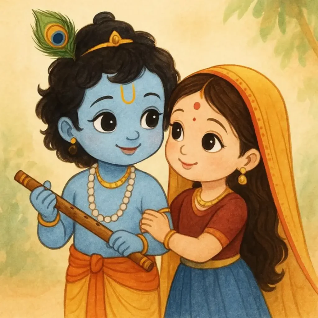 radha krishna dp