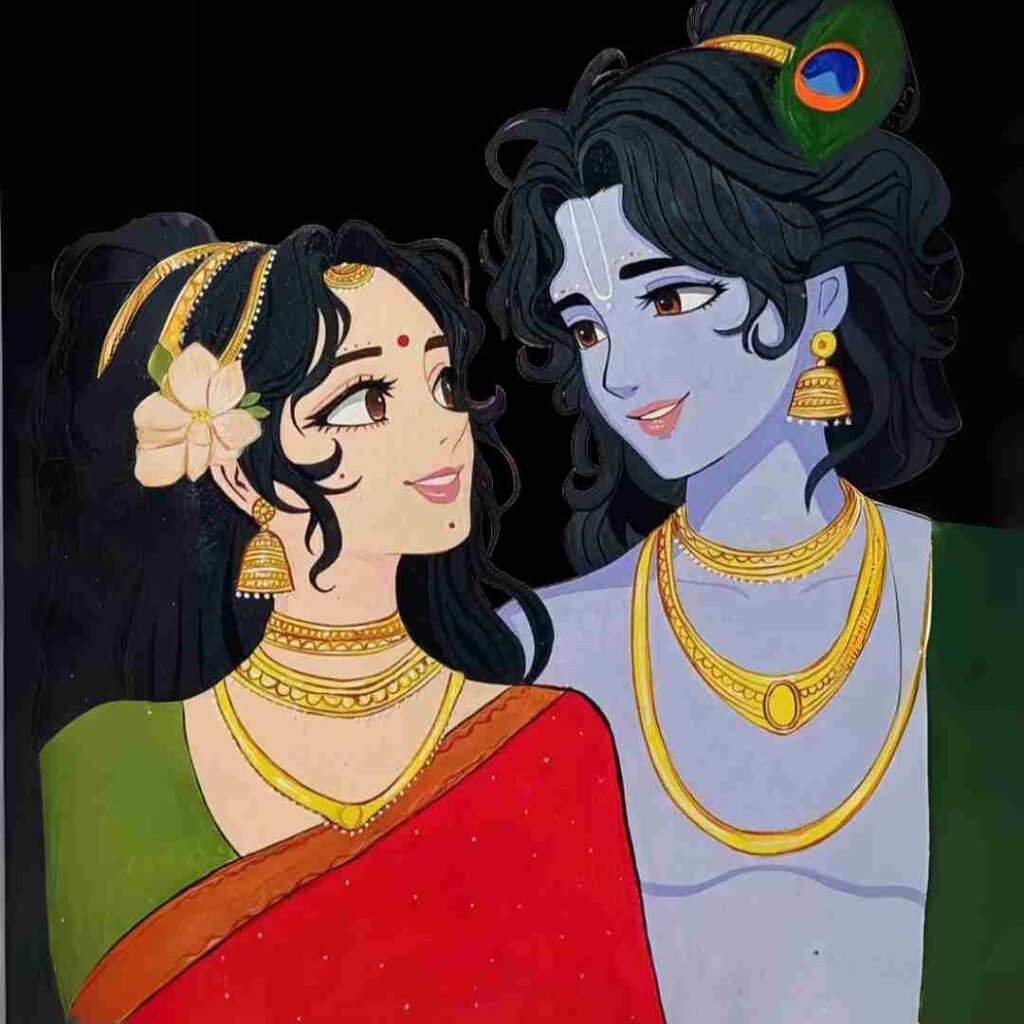 radha krishna dp