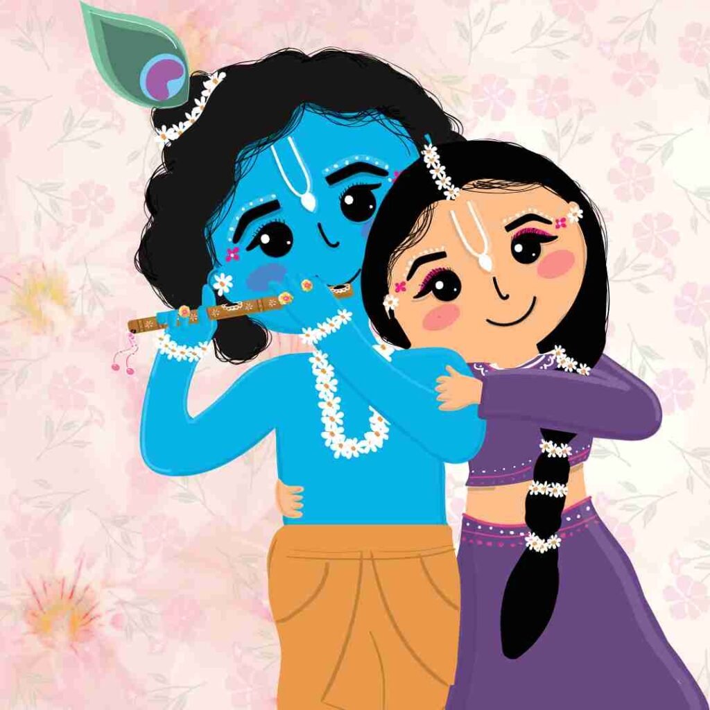 radha krishna dp