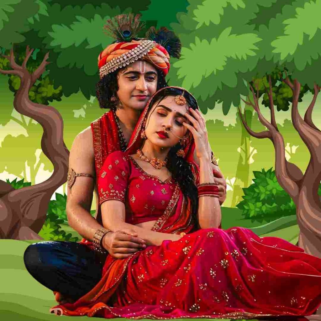 radha krishna dp
