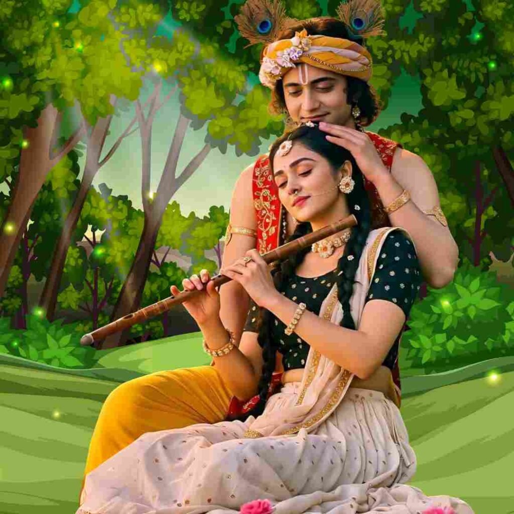 radha krishna dp