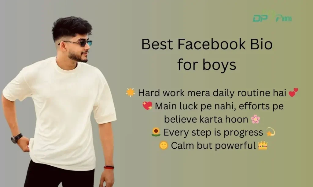 Best Facebook Bio for boys