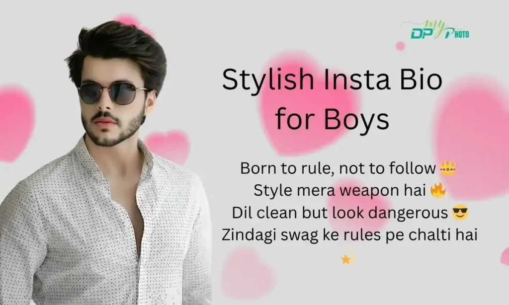 Stylish Insta Bio for Boys