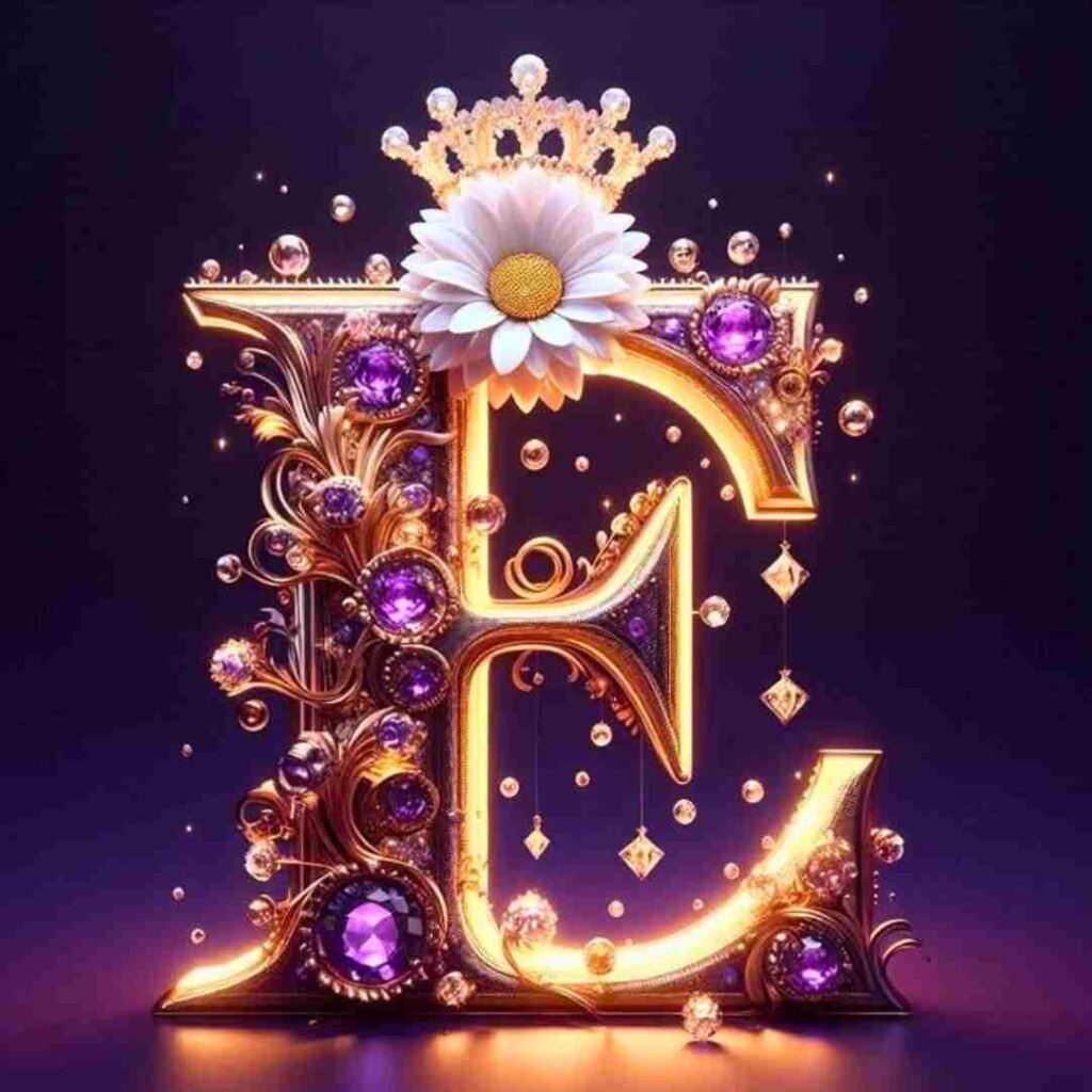 Love Stylish E Name DP