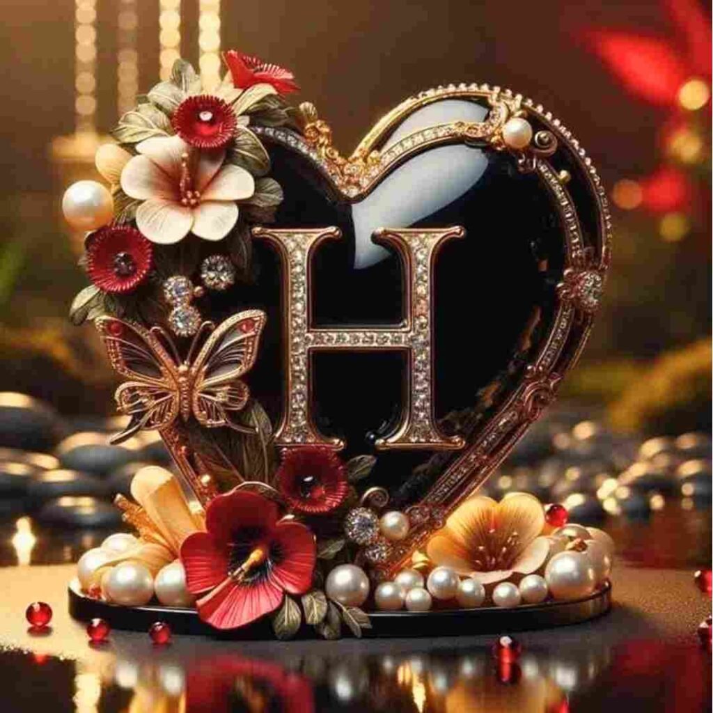 Heart Love h Name DP
