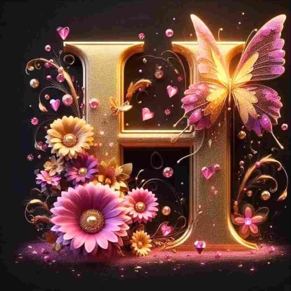 Stylish Love h name DP